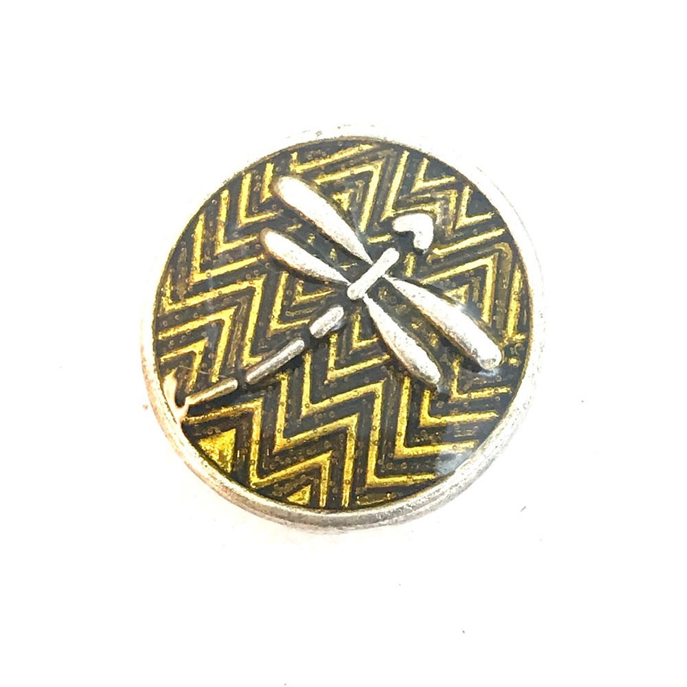 Snap button 20mm Gingersnaps Dragonfly ASN20
